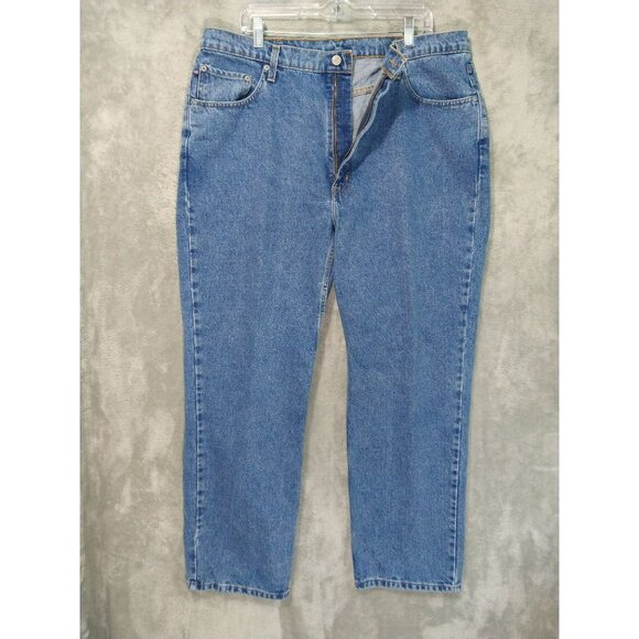Polo Ralph Lauren Jeans Mens 40x30 Blue Denim Classic Fit Straight Leg High Rise - Picture 1 of 9
